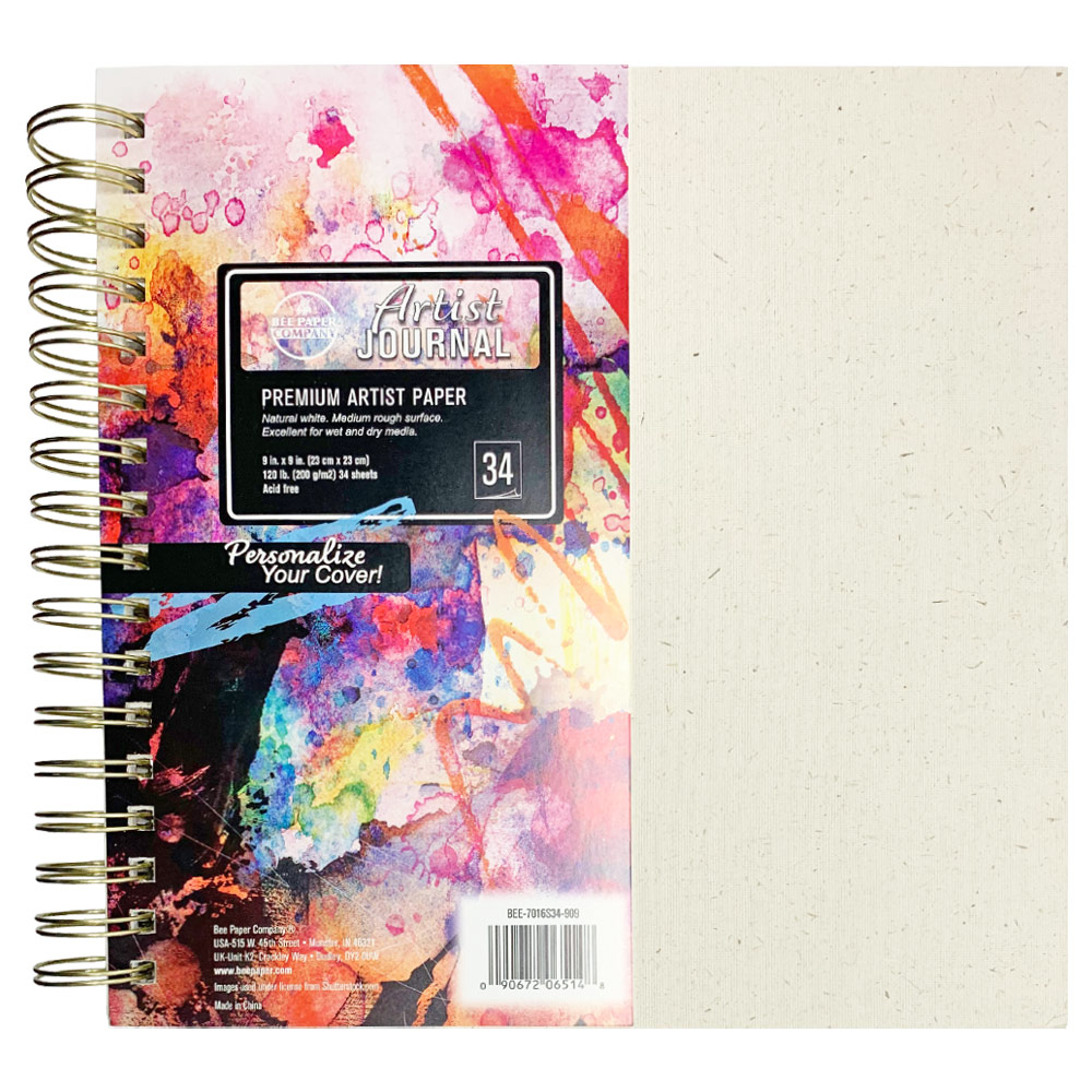 Bee Paper Company Premium Artist Journal 34 Sheets 9"x9"