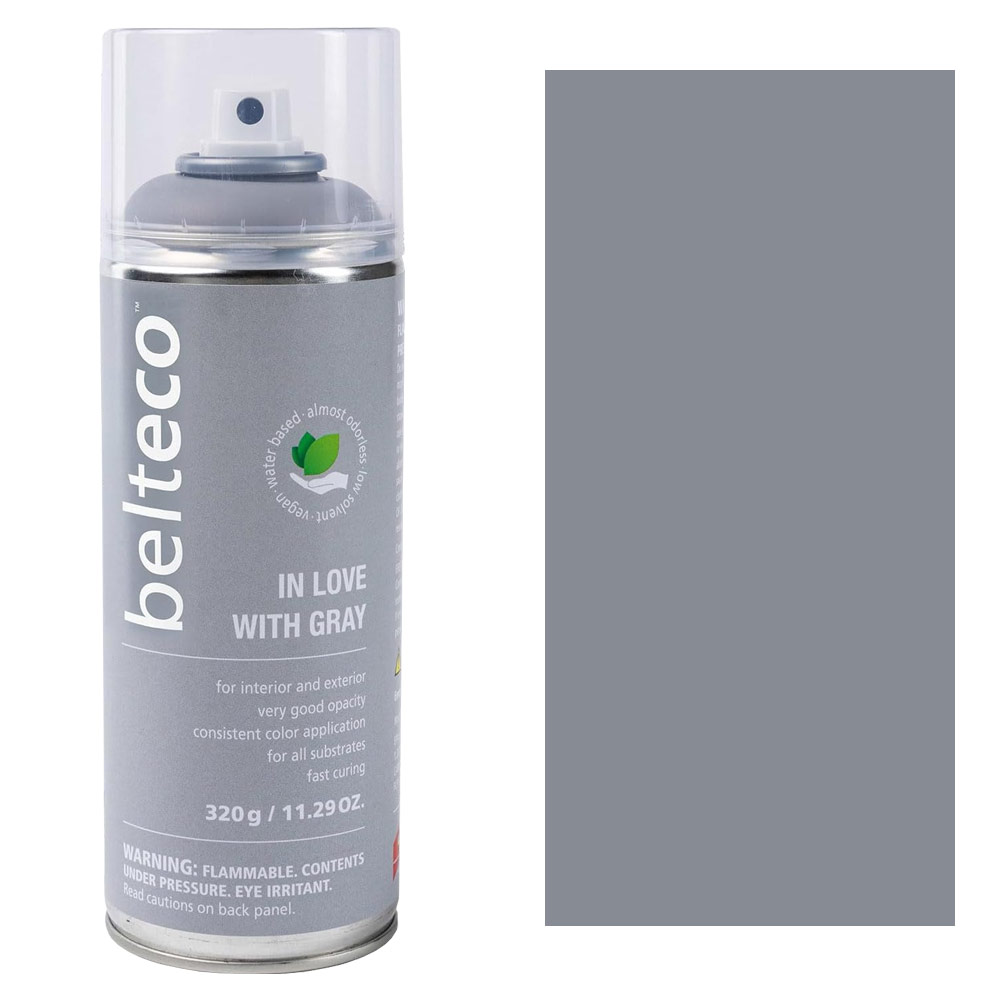 Belteco Water-Based Spray Paint 11.29oz Matte In Love With Gray
