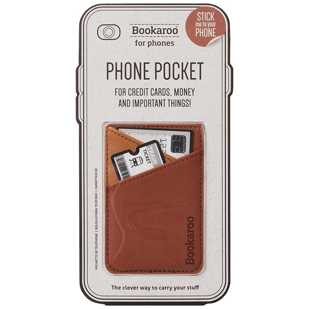 Bookaroo Phone Pocket Brown