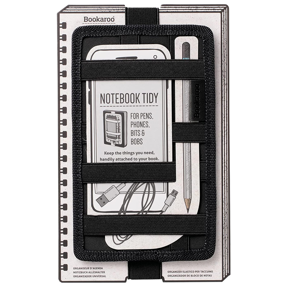 Bookaroo Notebook Tidy Black