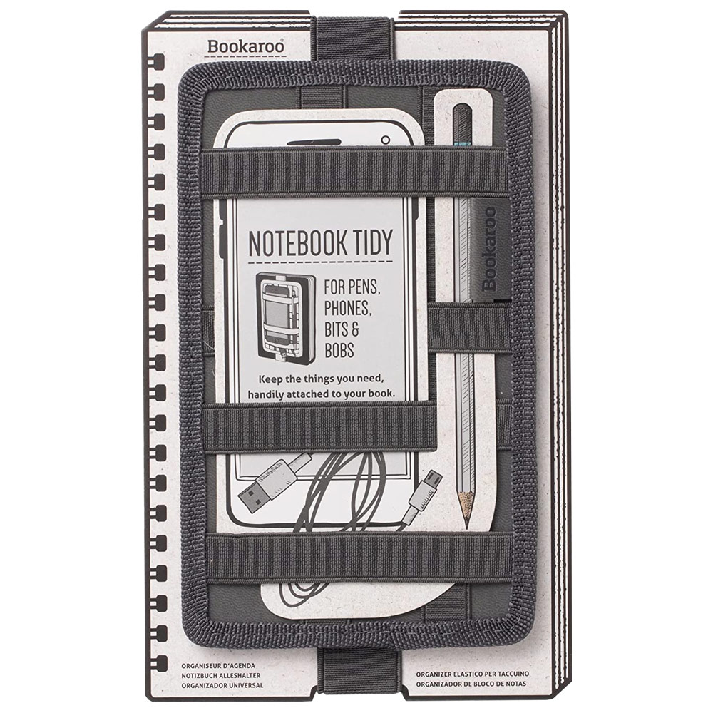 Bookaroo Notebook Tidy Charcoal