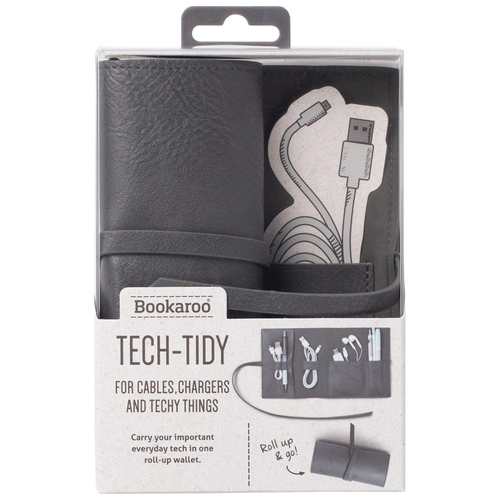 Bookaroo Tech Tidy Charcoal