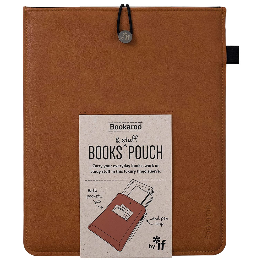 Bookaroo Books & Stuff Pouch Brown