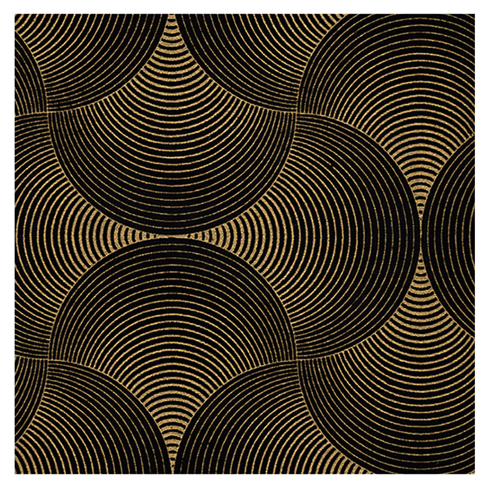 Black Ink Indian Linea Paper 22"x30" Gold on Black