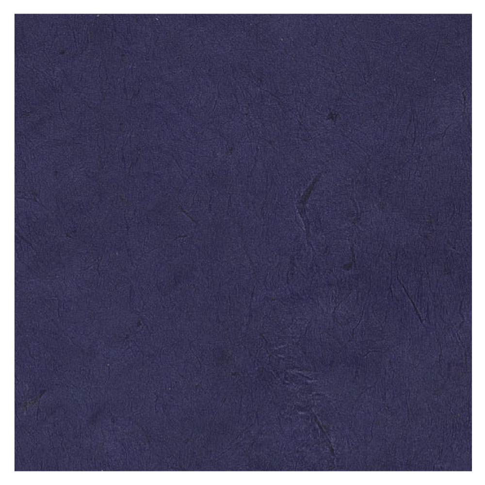 Black Ink Lokta Paper 20"x30" Deep Royal Blue