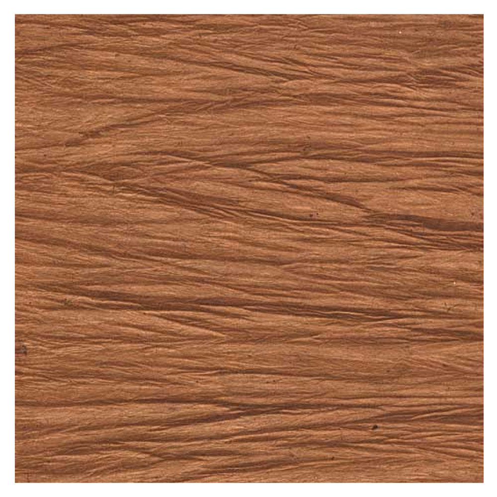 Black Ink Crinkled Wood Veneer Lokta Paper 19"x26" Nutmeg