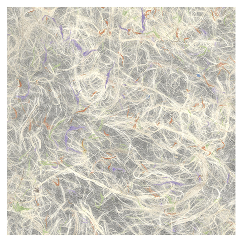 Black Ink Colored Hemp Lokta Paper 25"x37" Natural/Green/Orange/Purple