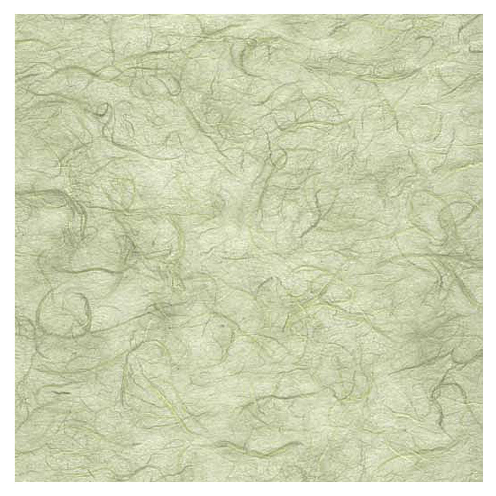 Black Ink Unryu Paper 8.5"x11" Green Mist