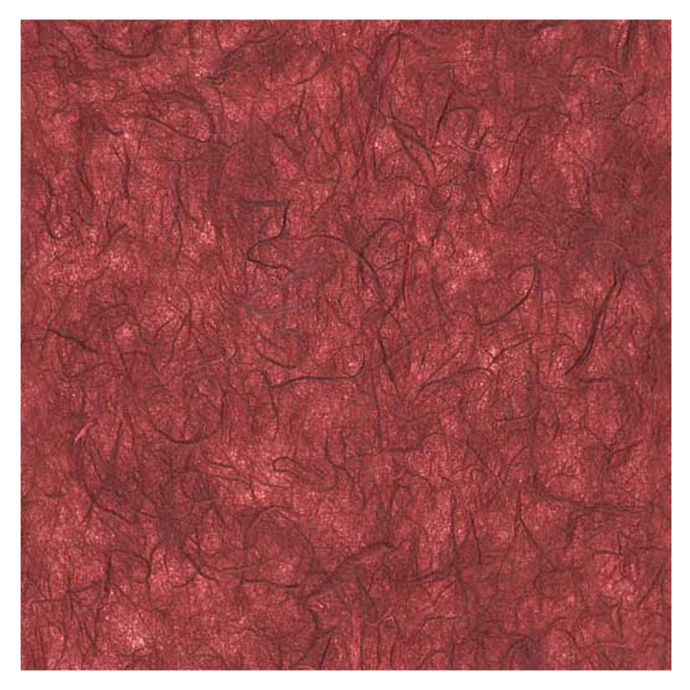 Black Ink Unryu Paper 8.5"x11" Burgundy