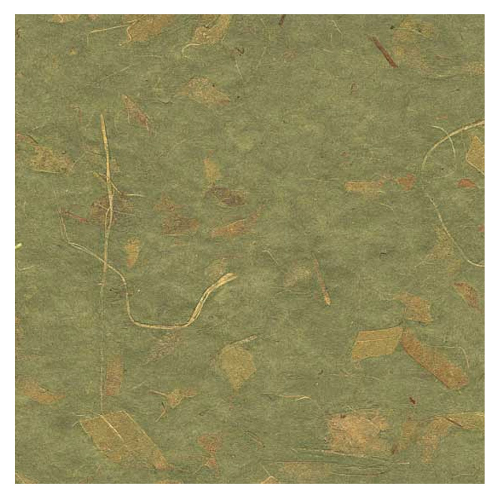 Black Ink Natural Mango Paper 8.5"x11" Olive