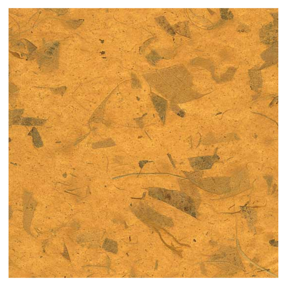 Black Ink Natural Mango Paper 8.5"x11" Mustard