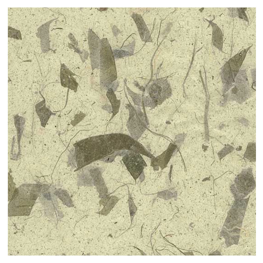 Black Ink Natural Mango Paper 8.5"x11" Natural Green
