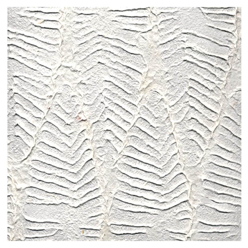 Black Ink Heavy Embossed Banana Leaves Paper 22"x30" Natural White