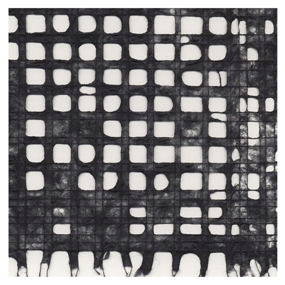 Black Ink Ultralite Gossamer Mulberry Paper 21"x30" Black