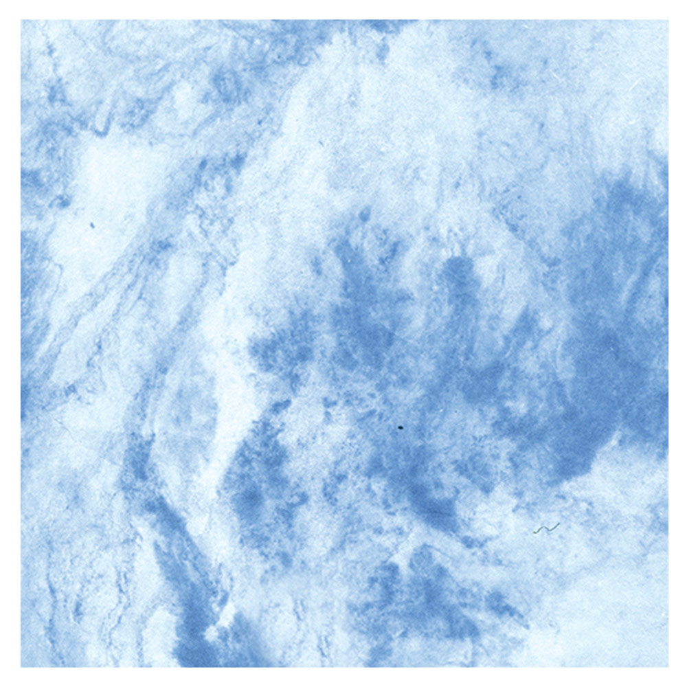 Black Ink Marbled Mulberry Paper 25"x37" Blue Sky