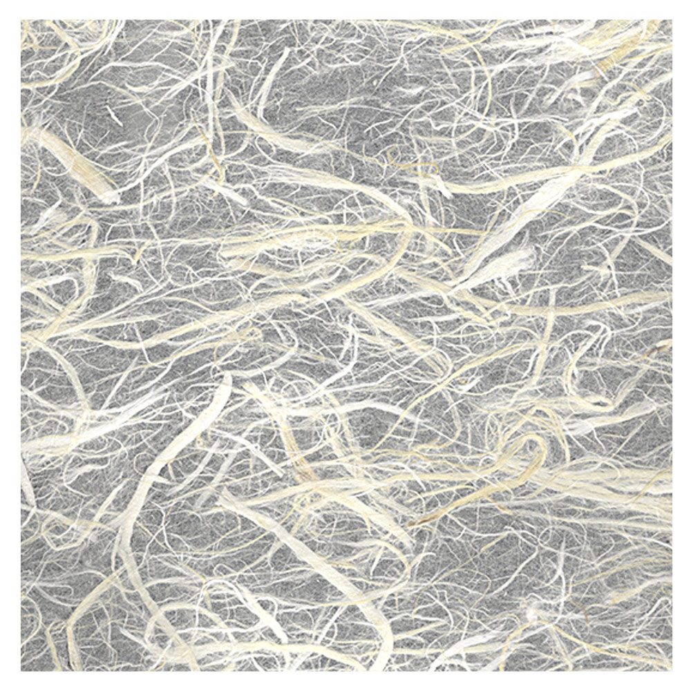 Black Ink Chunky Kozo Unryu Paper 25"x37" Natural