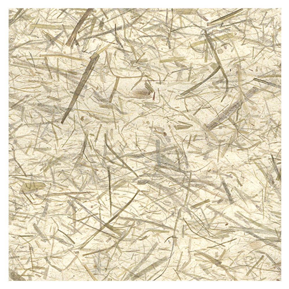 Black Ink Natural Lemon Grass Paper 25"x37" Oatmeal/Brown