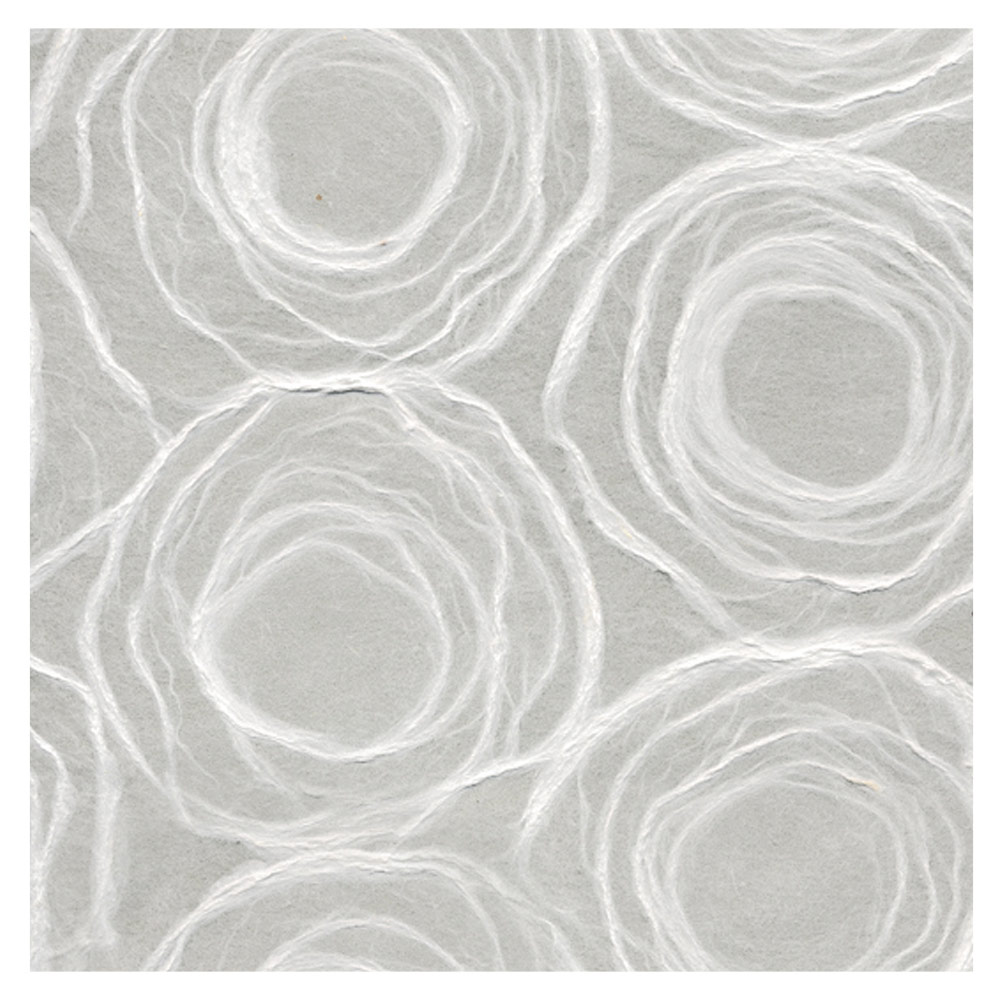 Black Ink Sheer Mulberry Whimzy Paper 25"x37" White