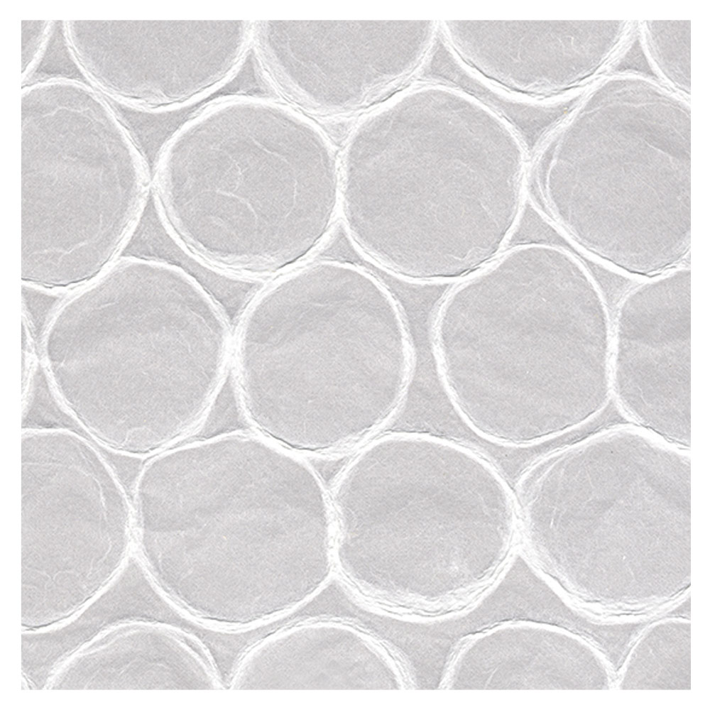 Black Ink Sheer Mulberry Beehive Paper 25"x37" White