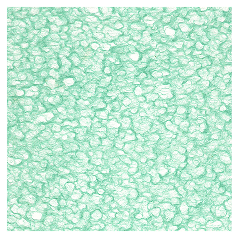 Black Ink Lace Mulberry Paper 25"x37" Seafoam Blue