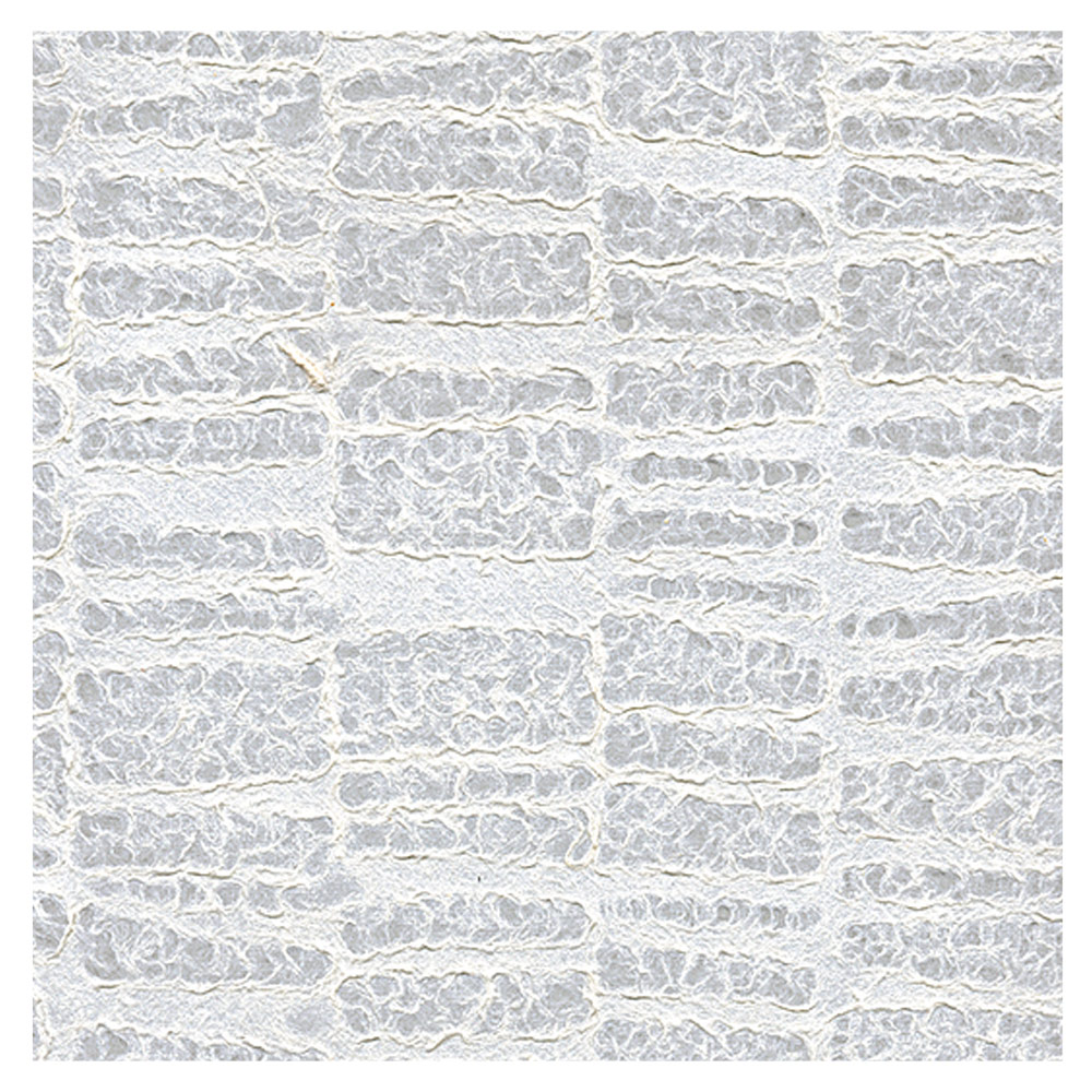 Black Ink Lace Patterned Stonehenge Mulberry Paper 25"x37" White