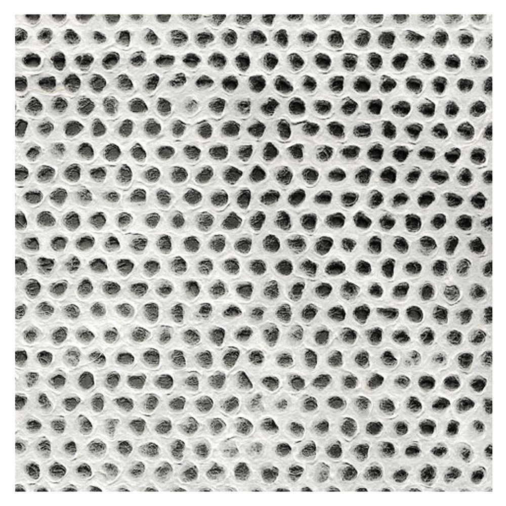 Black Ink Lace Heavyweight Honeycomb Paper 25"x37" White