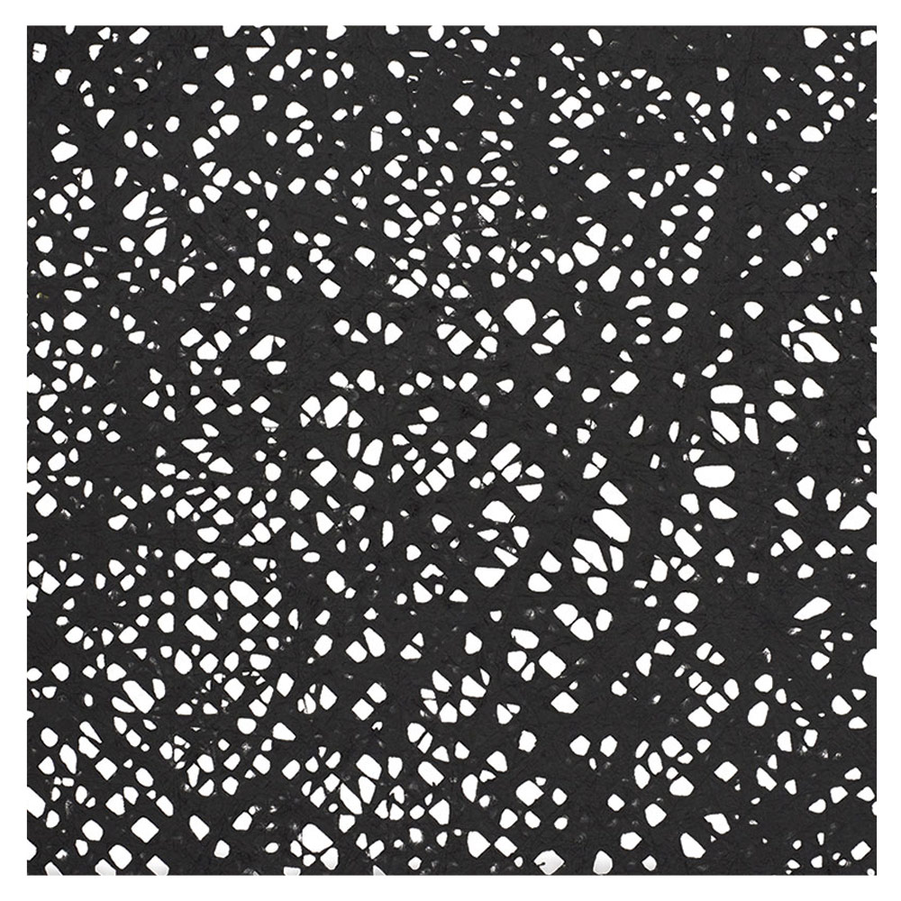 Black Ink Lace Heavyweight Melook Paper 27"x35" Black
