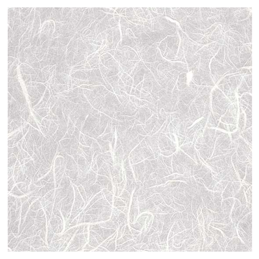 Black Ink Midweight Unryu Mulberry Paper 25"x37" White