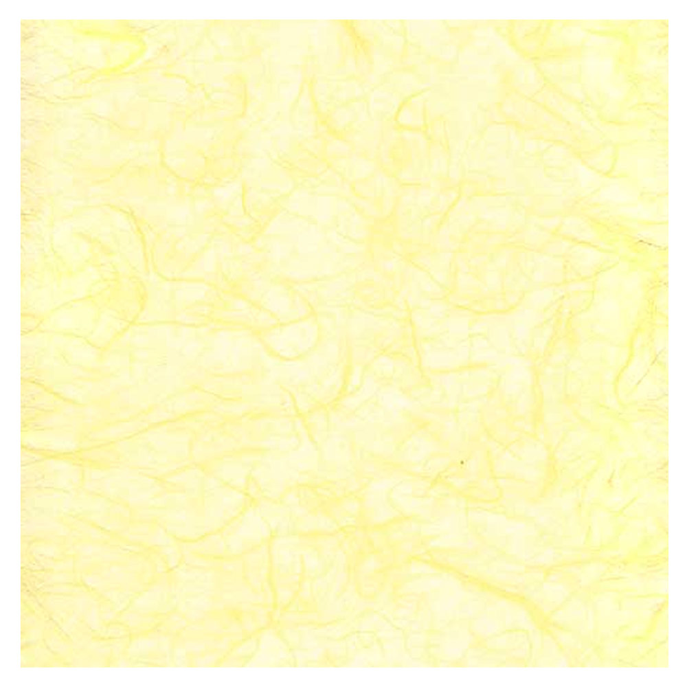 Black Ink Unryu Mulberry Paper 25"x37" Yellow Chiffon