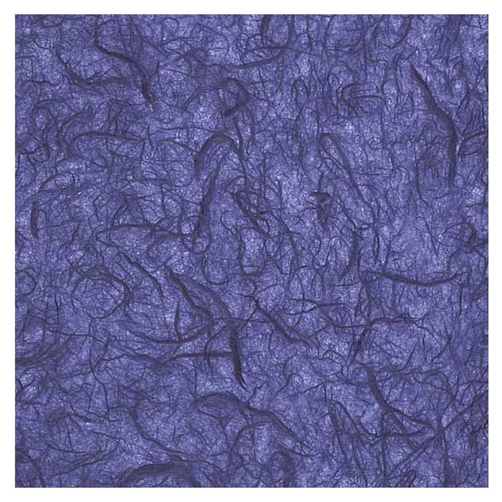 Black Ink Unryu Mulberry Paper 25"x37" Blue
