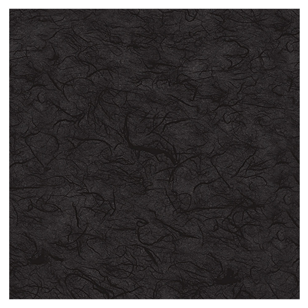 Black Ink Unryu Paper 25"x37" Black