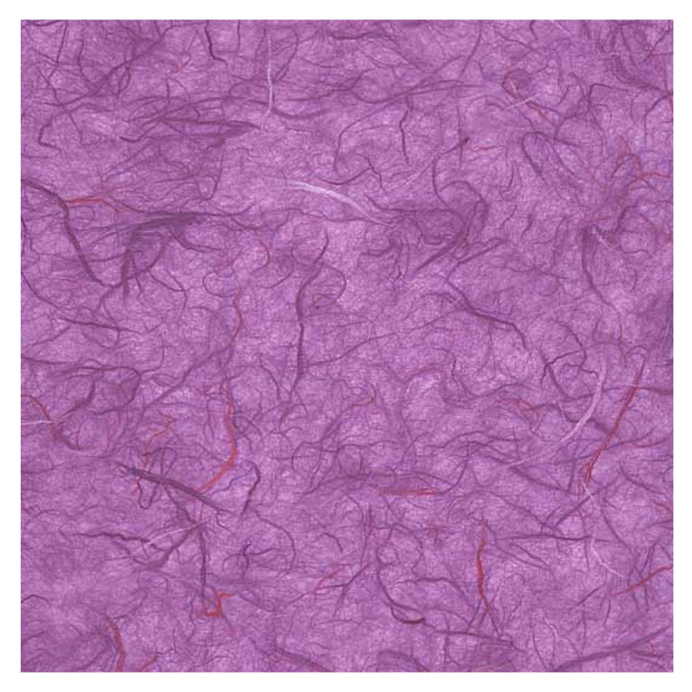 Black Ink Purple Confetti Unryu Paper 25"x37" Lavender