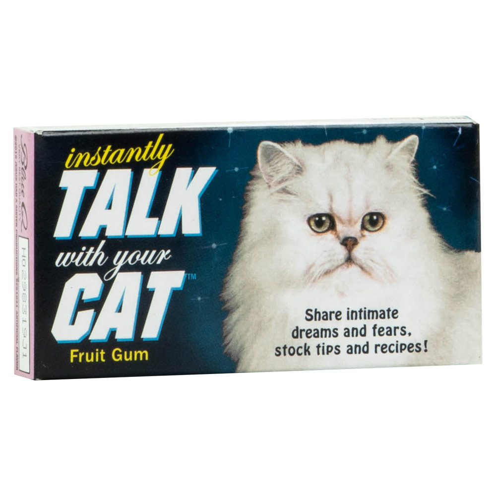 Blue Q Gum 8 Piece Instantly Talk With Your Cat