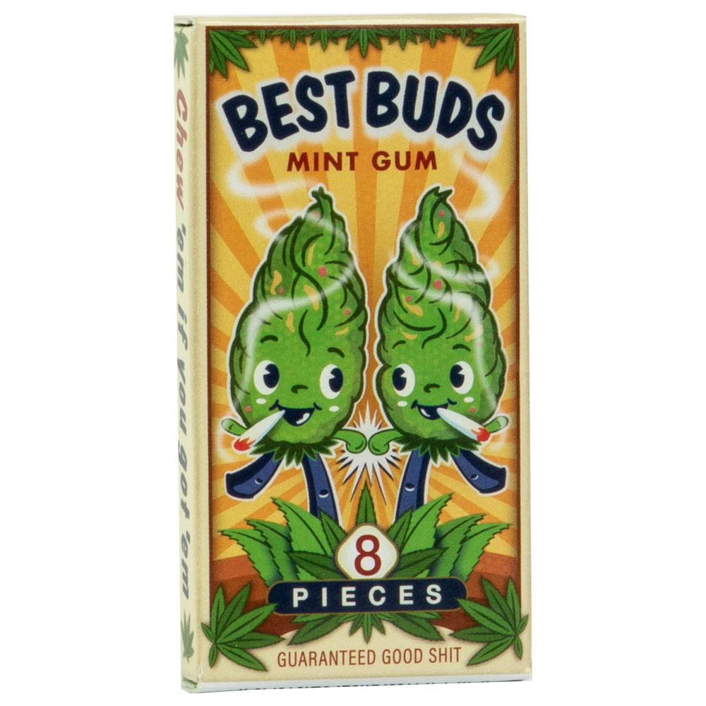 Blue Q Mint Gum 8 Piece Best Buds