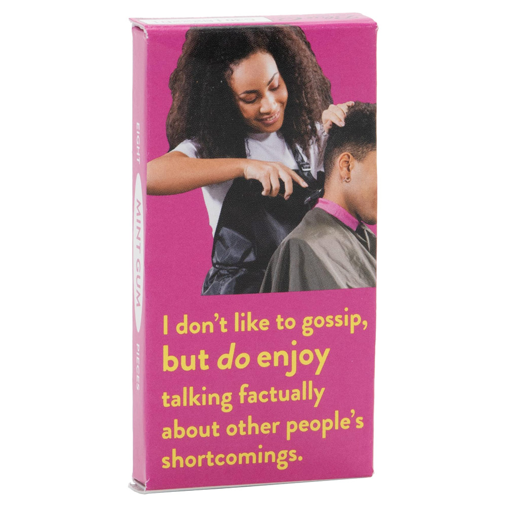 Blue Q Fruit Gum 8 Piece I Don't Like To Gossip But...