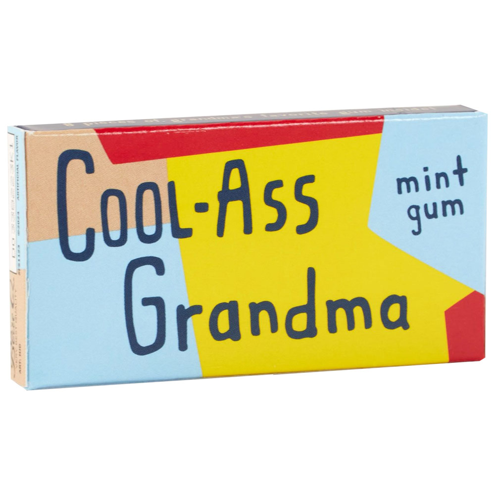 Blue Q Mint Gum 8 Piece Cool Ass Grandma