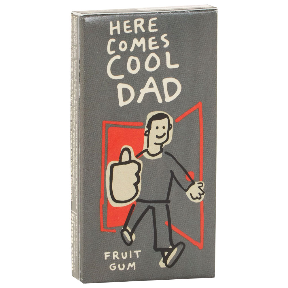 Blue Q Fruit Gum 8 Piece Here Comes Cool Dad