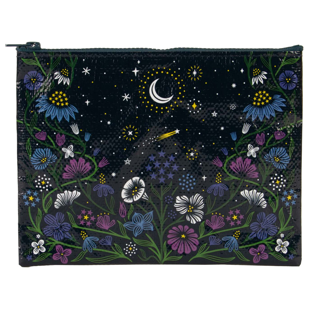 Blue Q Zipper Pouch Starry Garden