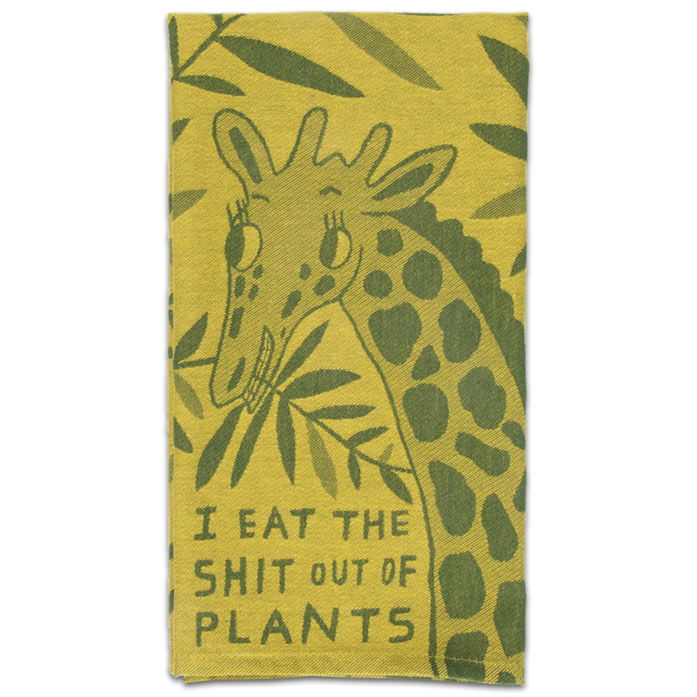 Woven Towel Eat Shit Out Plants