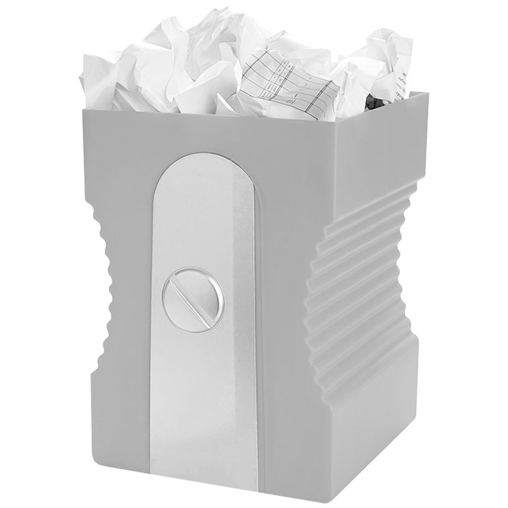Balvi Wastebasket Sharpener Gray