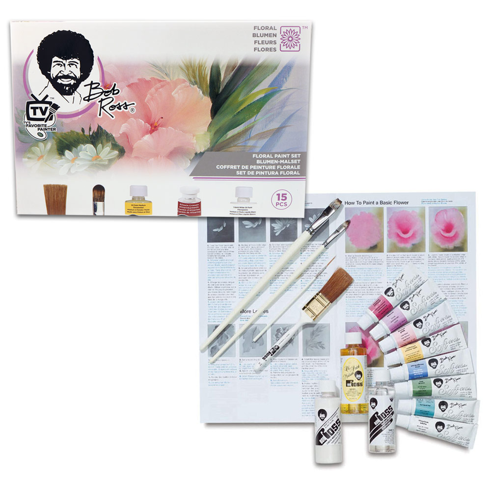 Bob Ross Flower Painting Set