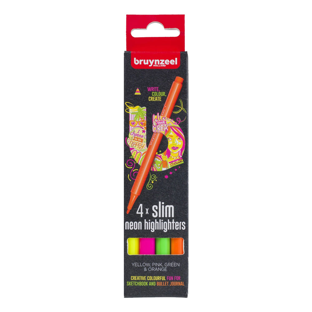 Bruynzeel Highlighter 4 Set Slim
