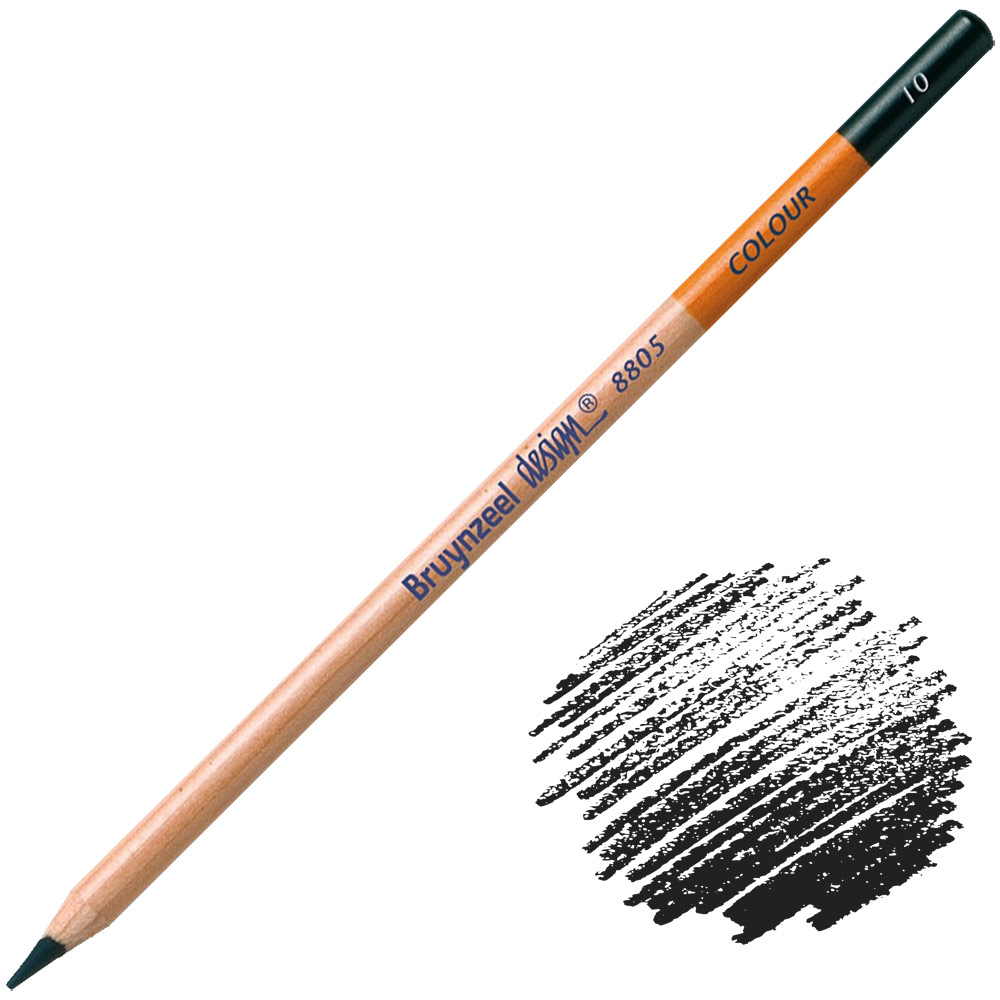Bruynzeel Design Colour Pencil Black 10