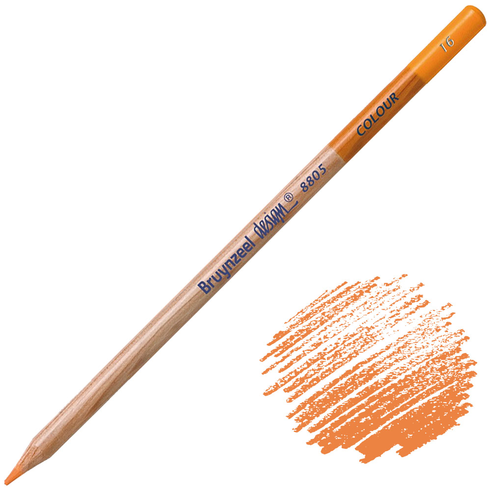 Bruynzeel Design Colour Pencil Mid Orange 16