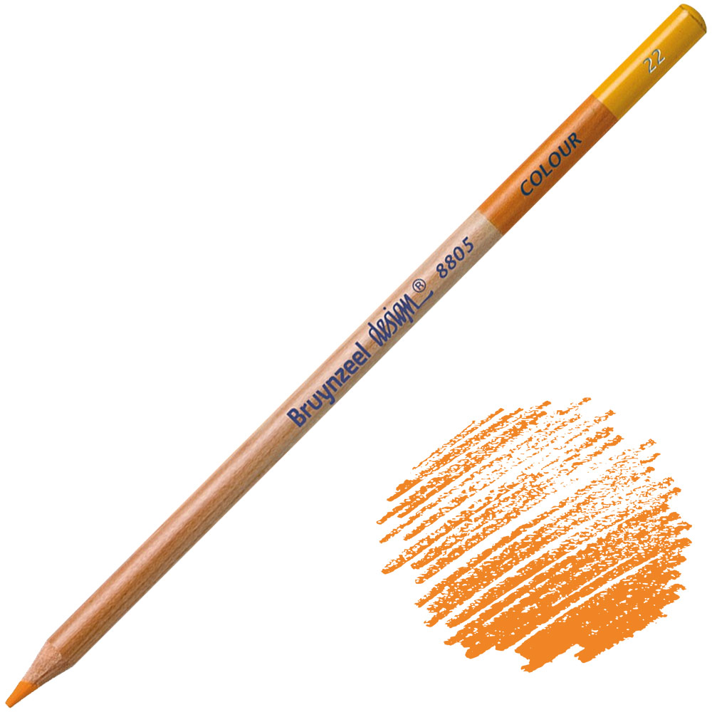 Bruynzeel Design Colour Pencil Dark Lemon Yellow 22