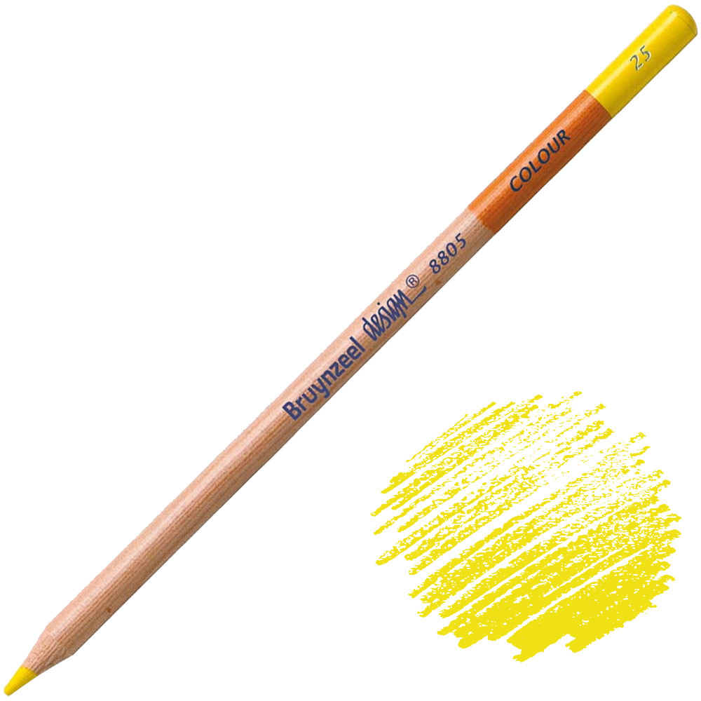 Bruynzeel Design Colour Pencil Lemon Yellow 25