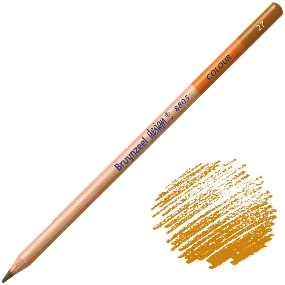 Bruynzeel Design Colour Pencil Yellow Ochre 27