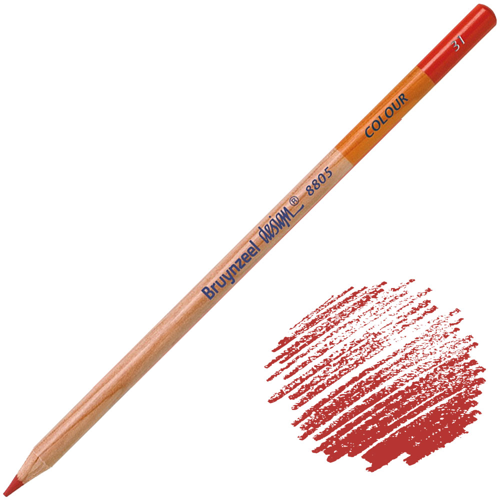 Bruynzeel Design Colour Pencil Vermillion 31
