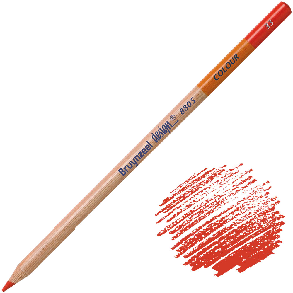 Bruynzeel Design Colour Pencil Deep Red 33