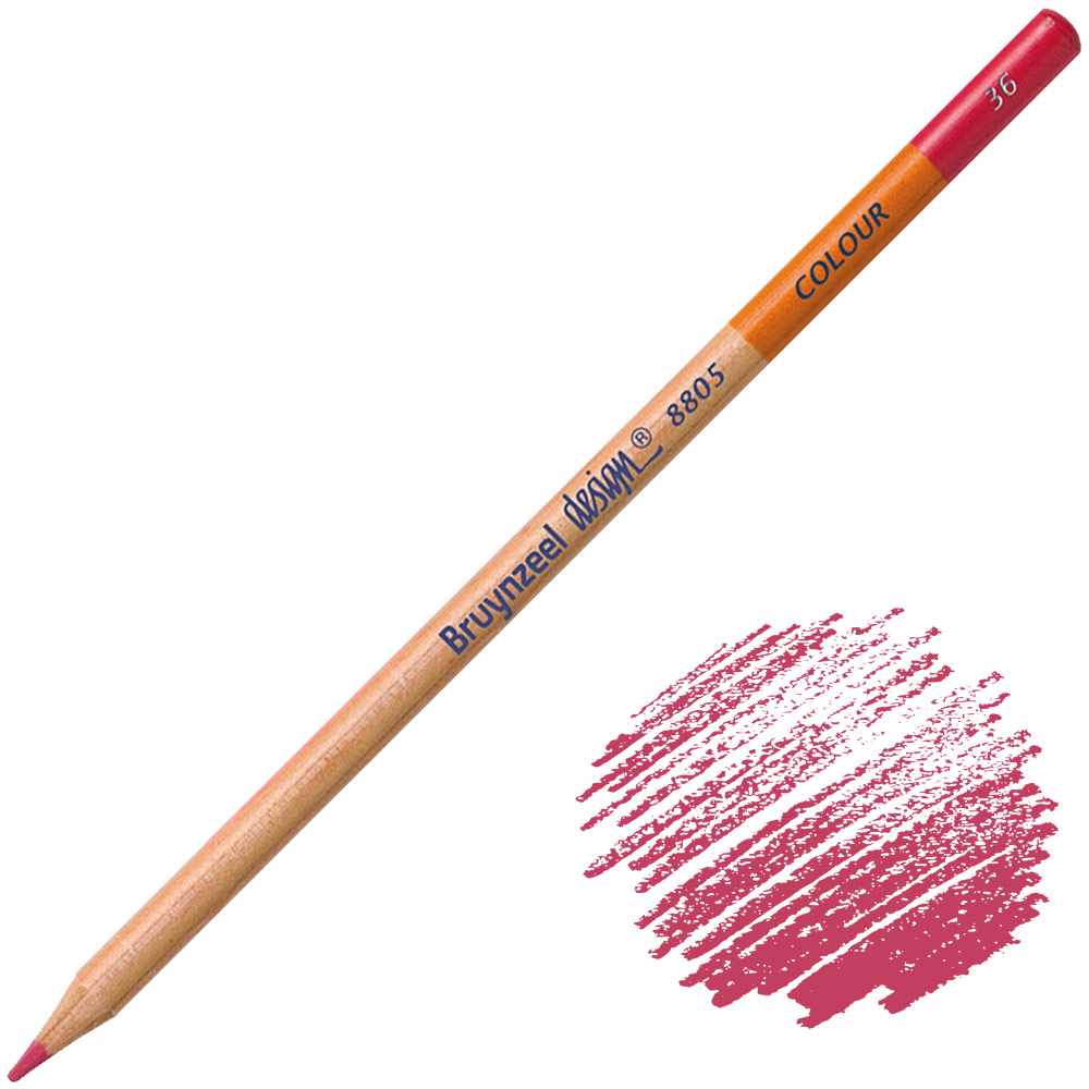 Bruynzeel Design Colour Pencil Dark Pink 36